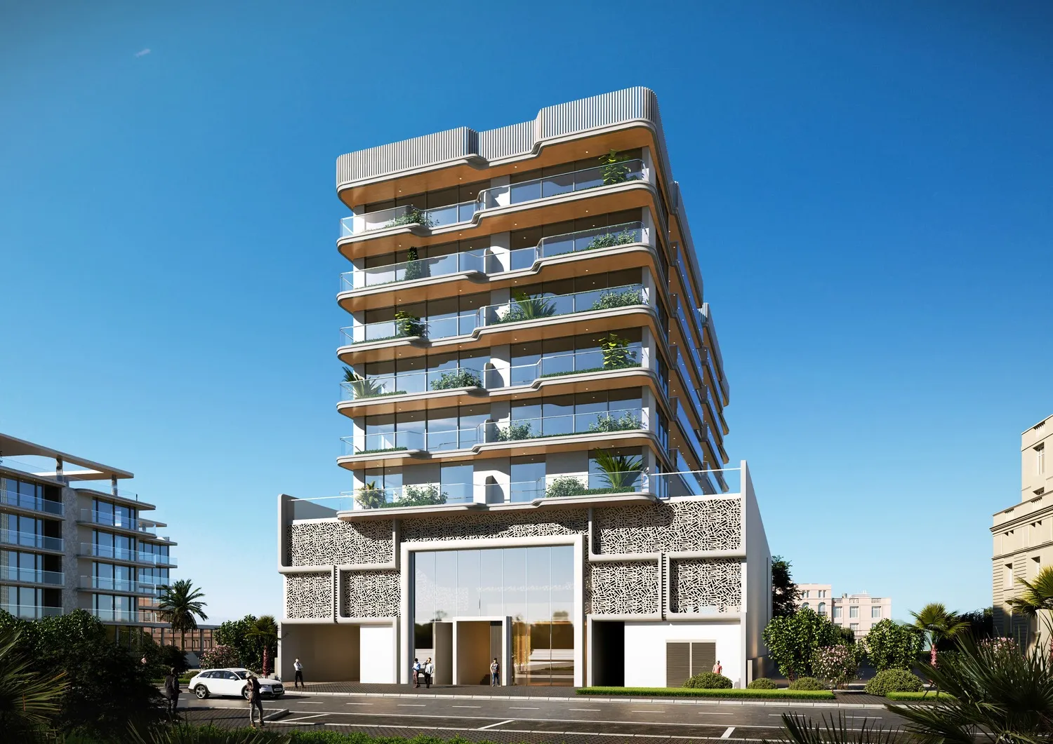 Exterior at Ryze Residences by AUM Development in Dubai International City Dubai