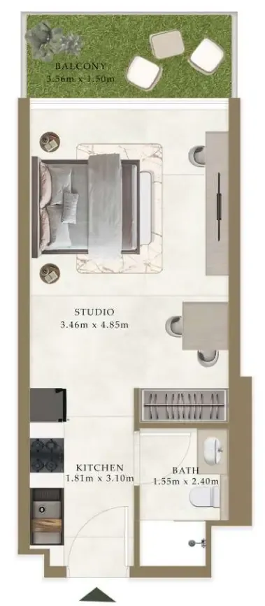 AUM Development Ryze Residences by AUM Development floor plan