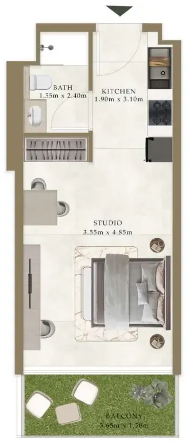 AUM Development Ryze Residences by AUM Development floor plan