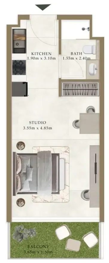 AUM Development Ryze Residences by AUM Development floor plan