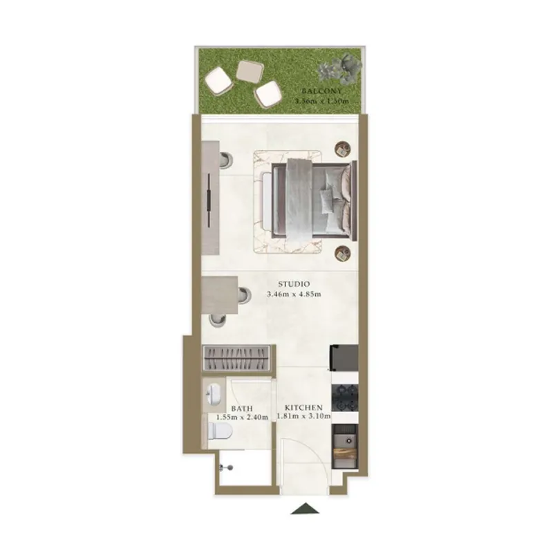AUM Development Ryze Residences by AUM Development floor plan