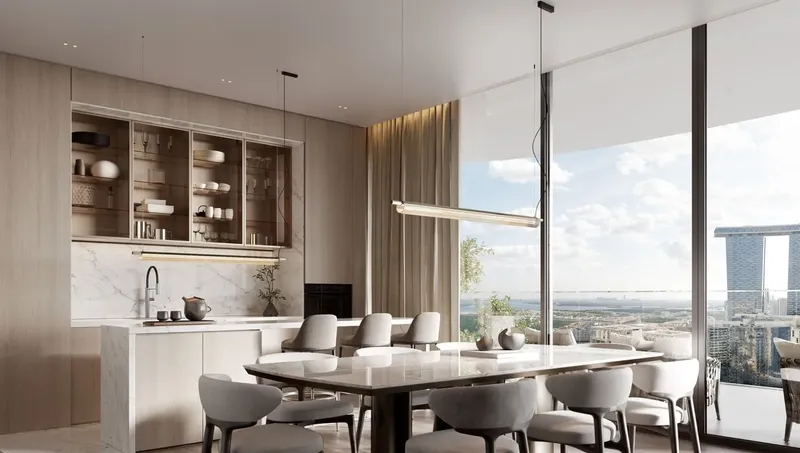 Interior at Saas Heights in Abu Dhabi Abu Dhabi