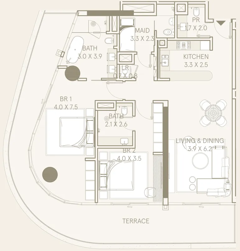 SAAS Properties Saas Hills floor plan
