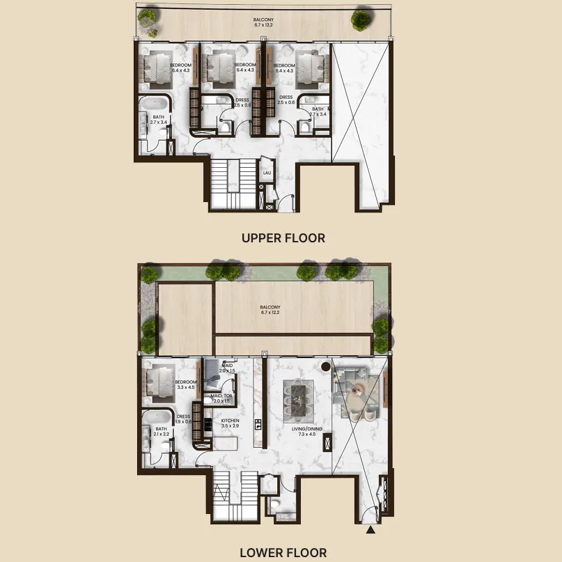 SAAS Properties Saas Hills floor plan