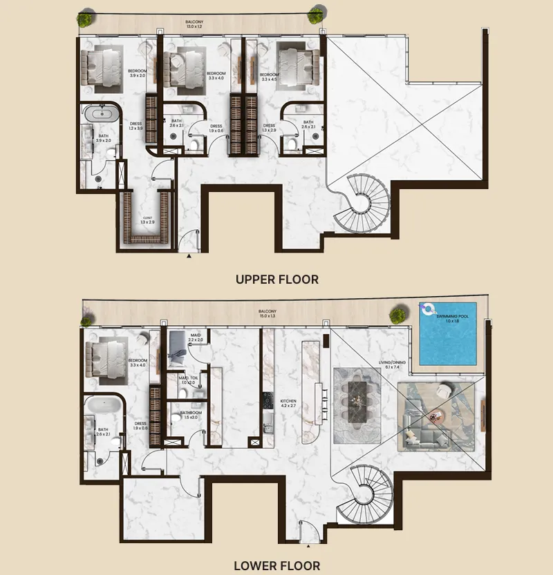 SAAS Properties Saas Hills floor plan