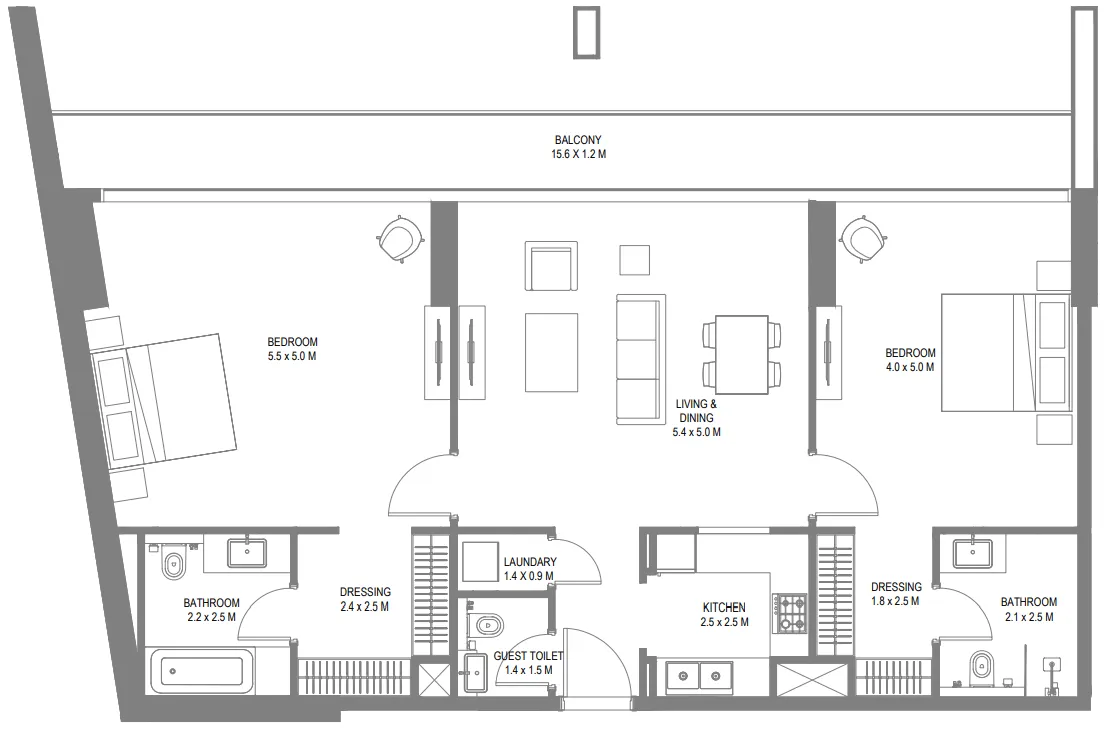 Arada Safa 1 floor plan