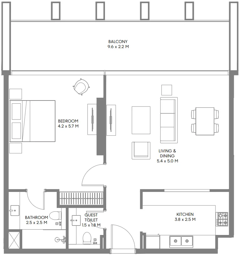 Arada Safa Parkview floor plan