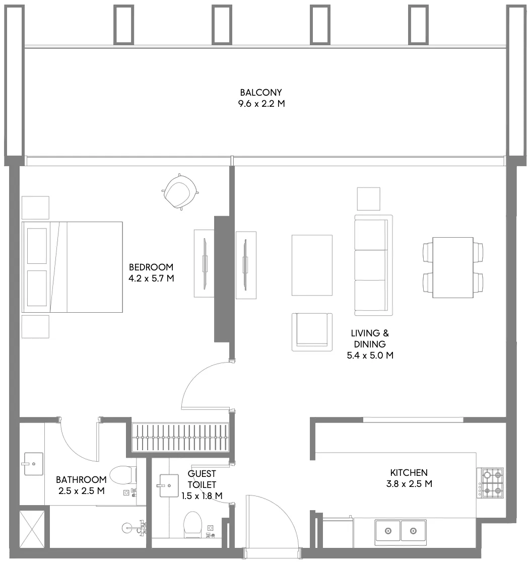Arada Safa Parkview floor plan