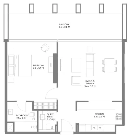 Arada Safa Parkview floor plan