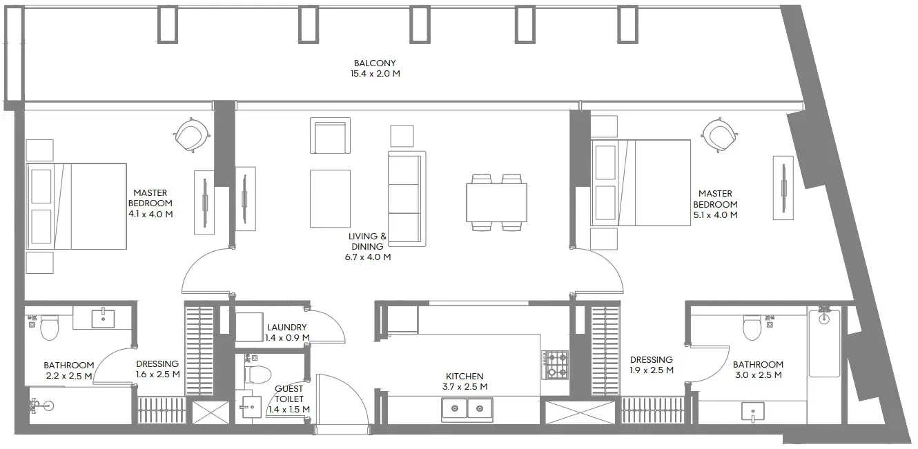 Arada Safa Parkview floor plan