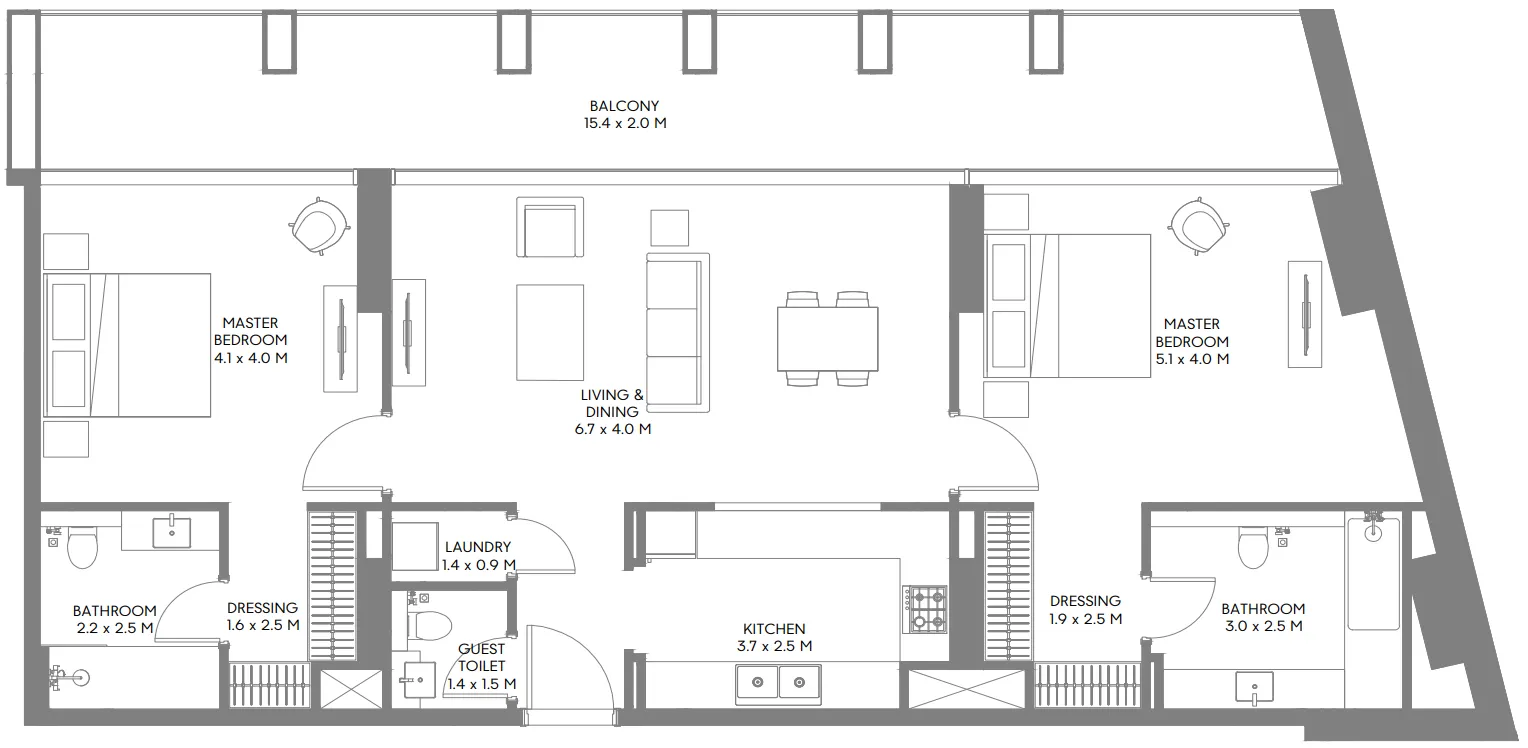 Arada Safa Parkview floor plan