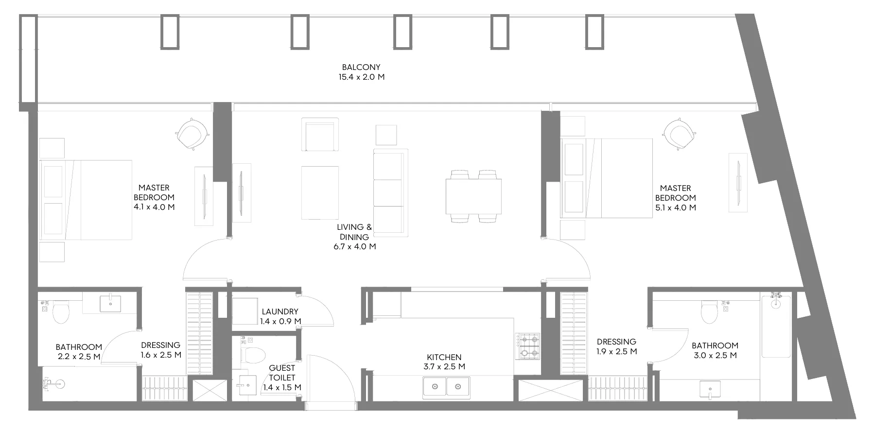 Arada Safa Parkview floor plan