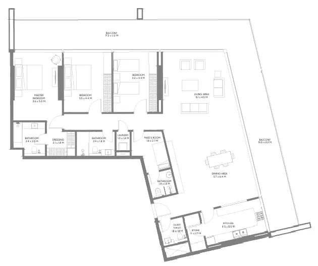 Arada Safa Parkview floor plan