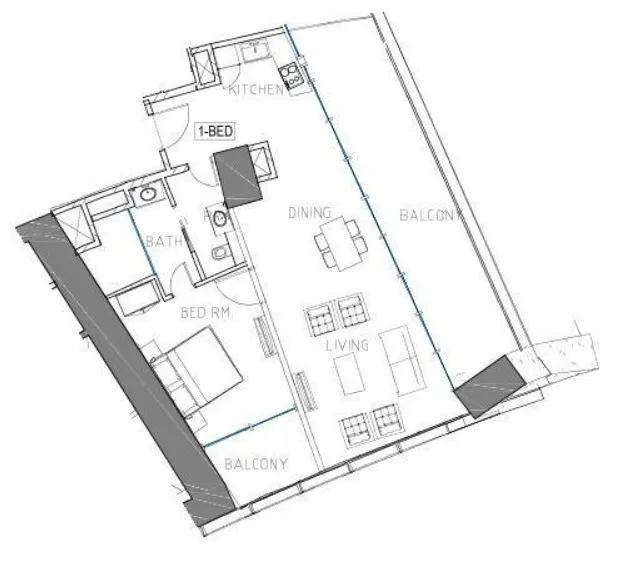 DAMAC Safa Two de Grisogono floor plan
