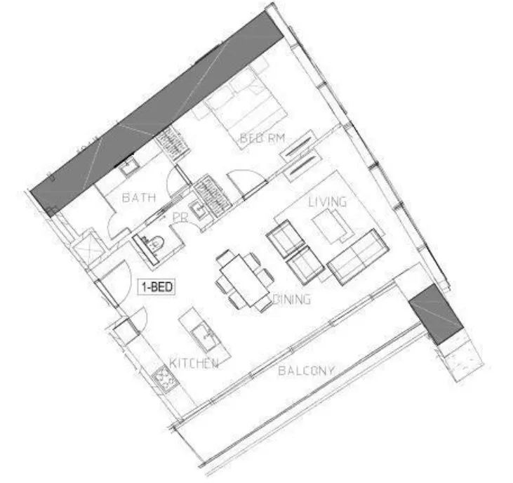 DAMAC Safa Two de Grisogono floor plan