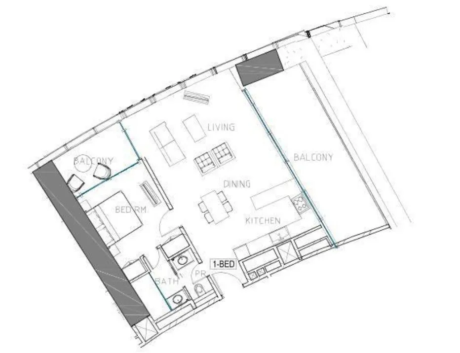 DAMAC Safa Two de Grisogono floor plan