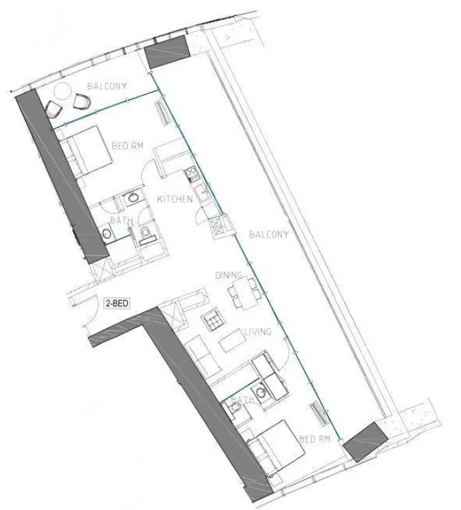 DAMAC Safa Two de Grisogono floor plan