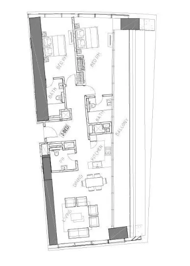 DAMAC Safa Two de Grisogono floor plan