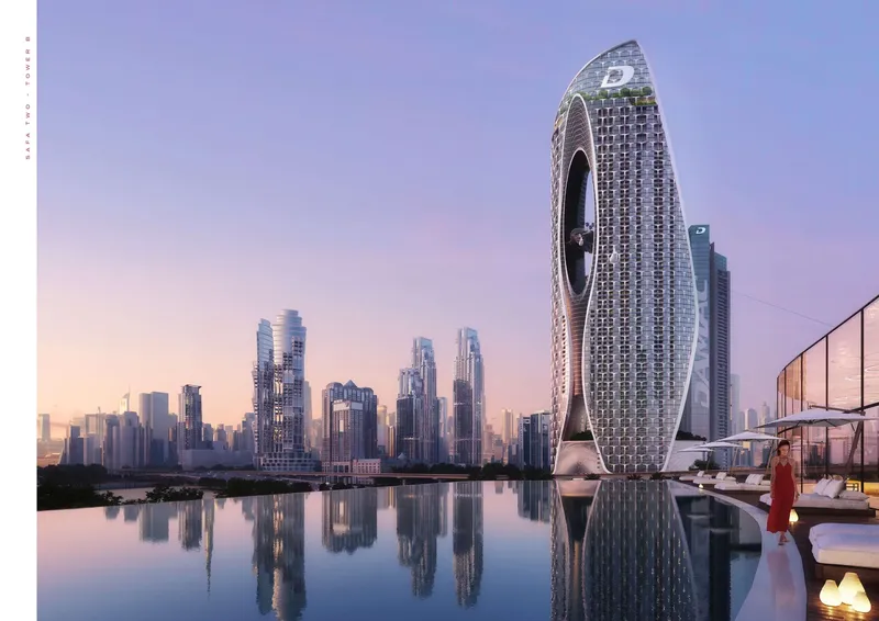 Exterior at Safa Two de Grisogono in Business Bay Dubai