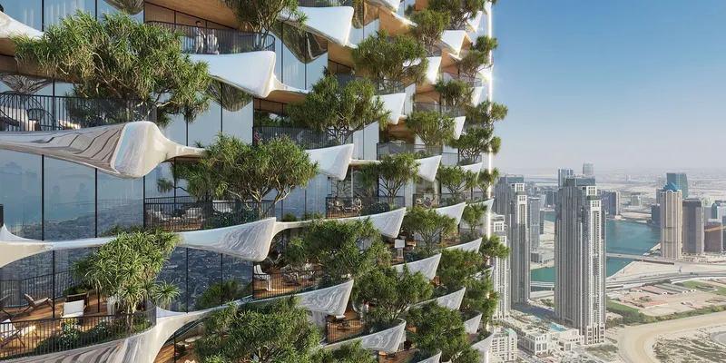 Exterior at Safa Two de Grisogono in Business Bay Dubai