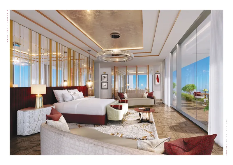 Interior at Safa Two de Grisogono in Business Bay Dubai