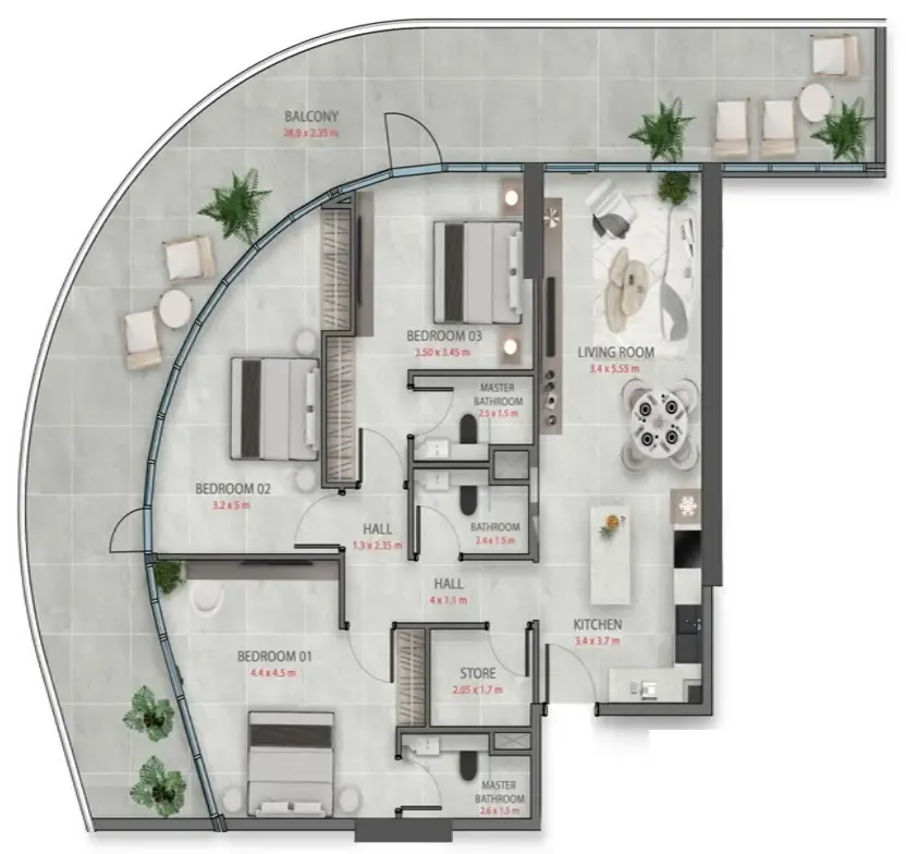 HRE Development Sakura Gardens floor plan