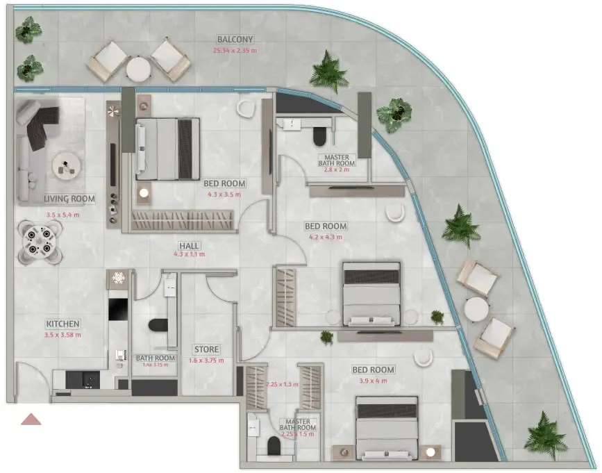 HRE Development Sakura Gardens floor plan