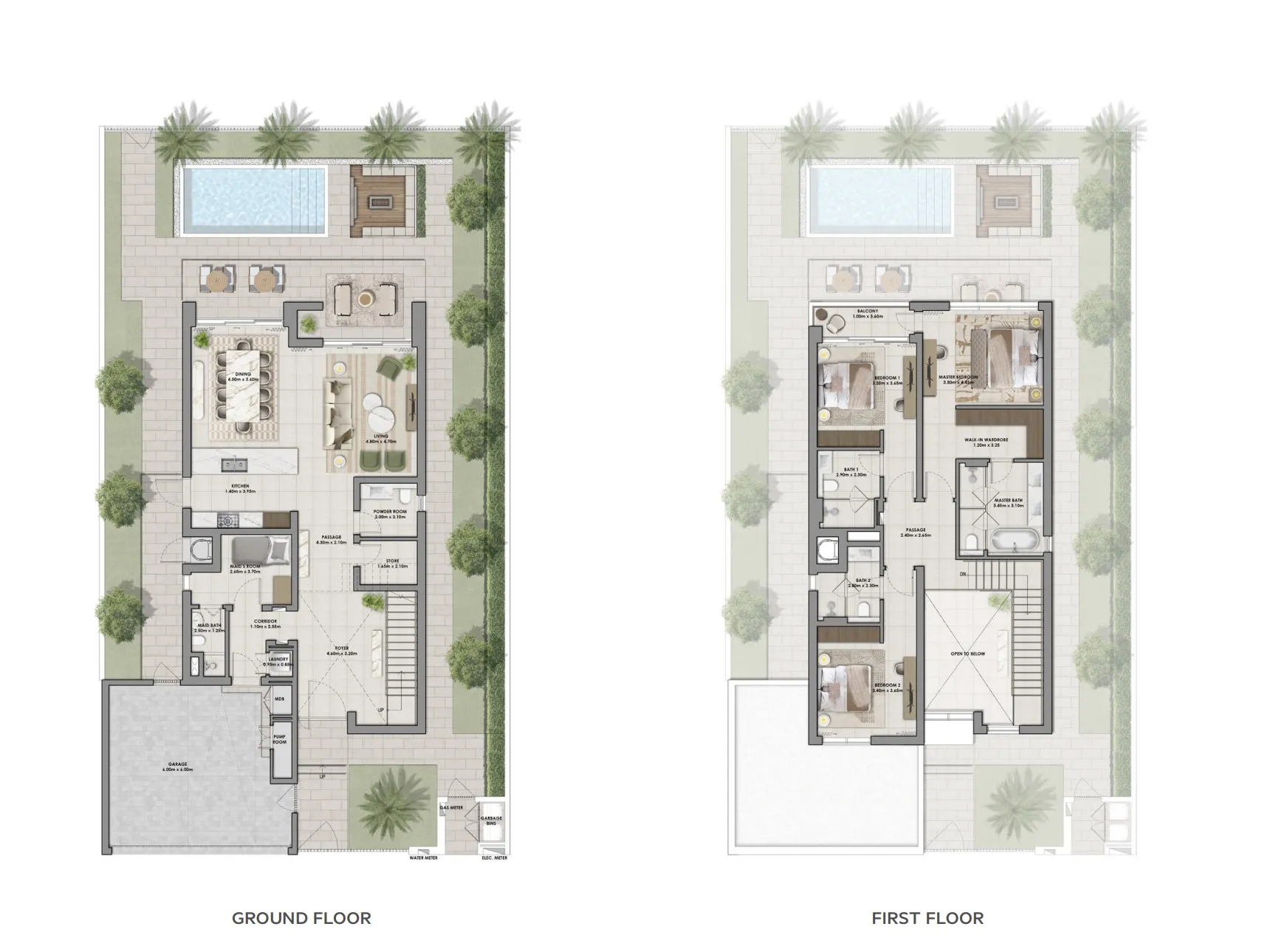Emaar Salva floor plan