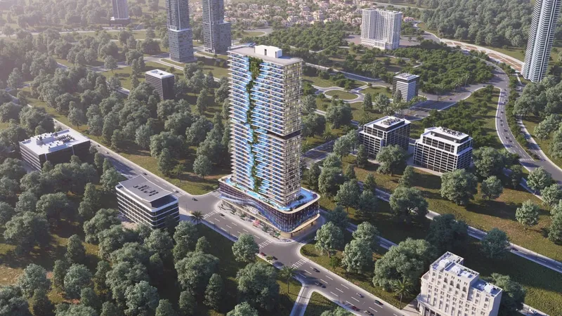 Exterior at Samana Barari Lagoons in Majan Dubai
