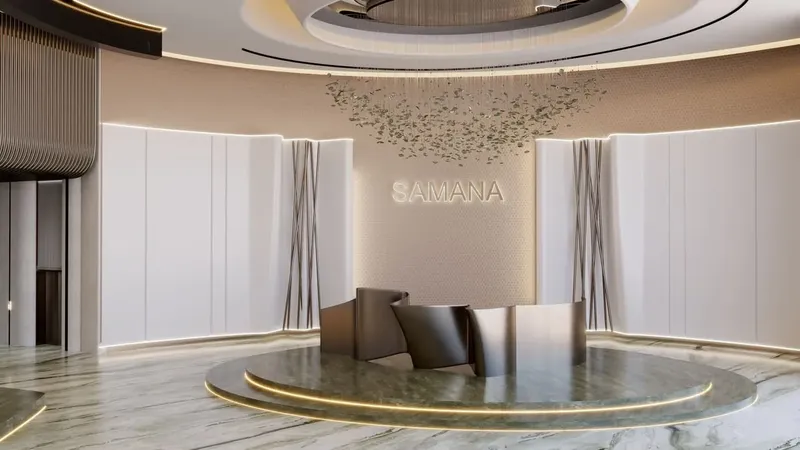 Lobby at Samana Barari Lagoons in Majan Dubai