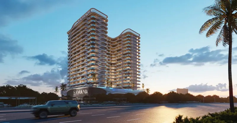 Exterior at Samana Boulevard Heights in Dubai