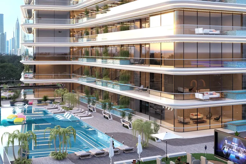 Exterior at Samana Golf Views in Dubai Sports City Dubai