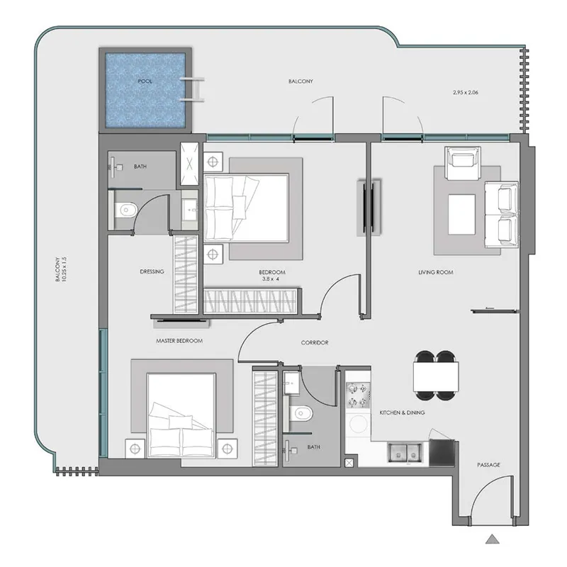 Samana Samana Imperial Garden floor plan