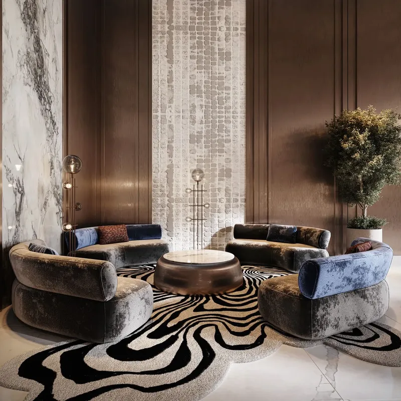 Lobby at Samana Imperial Garden in Arjan Dubai