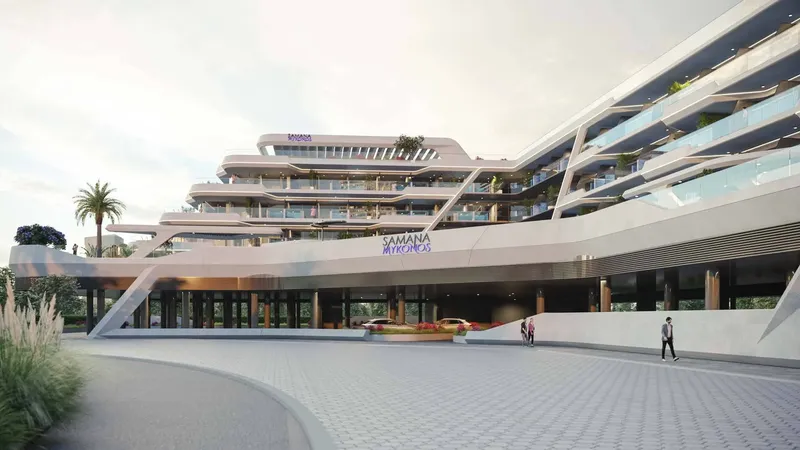Exterior at Samana Mykonos in Dubai Studio City Dubai