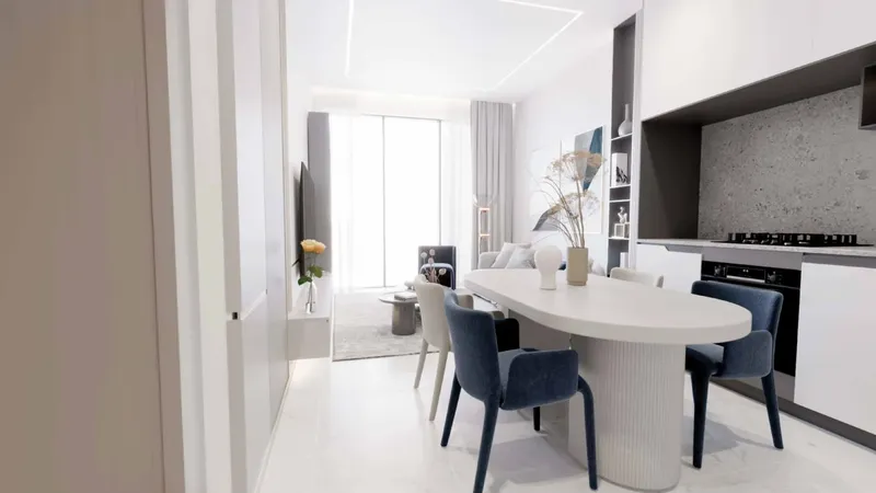 Interior at Samana Mykonos Signature in Arjan Dubai