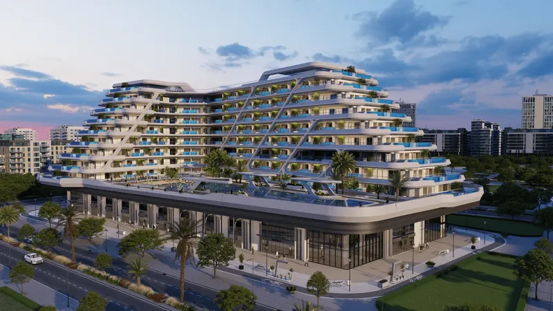 Exterior at Samana Mykonos Signature in Arjan Dubai