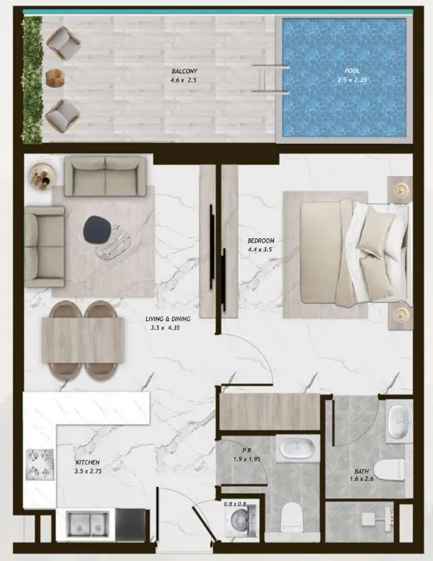 Samana Samana Parkville floor plan