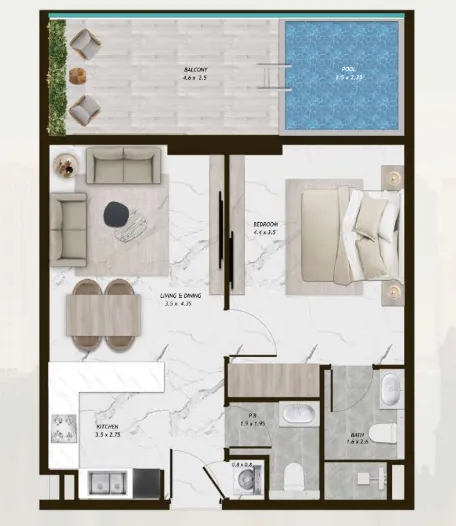 Samana Samana Parkville floor plan