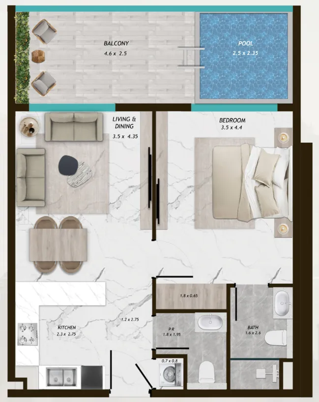 Samana Samana Parkville floor plan