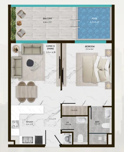Samana Samana Parkville floor plan