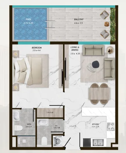 Samana Samana Parkville floor plan