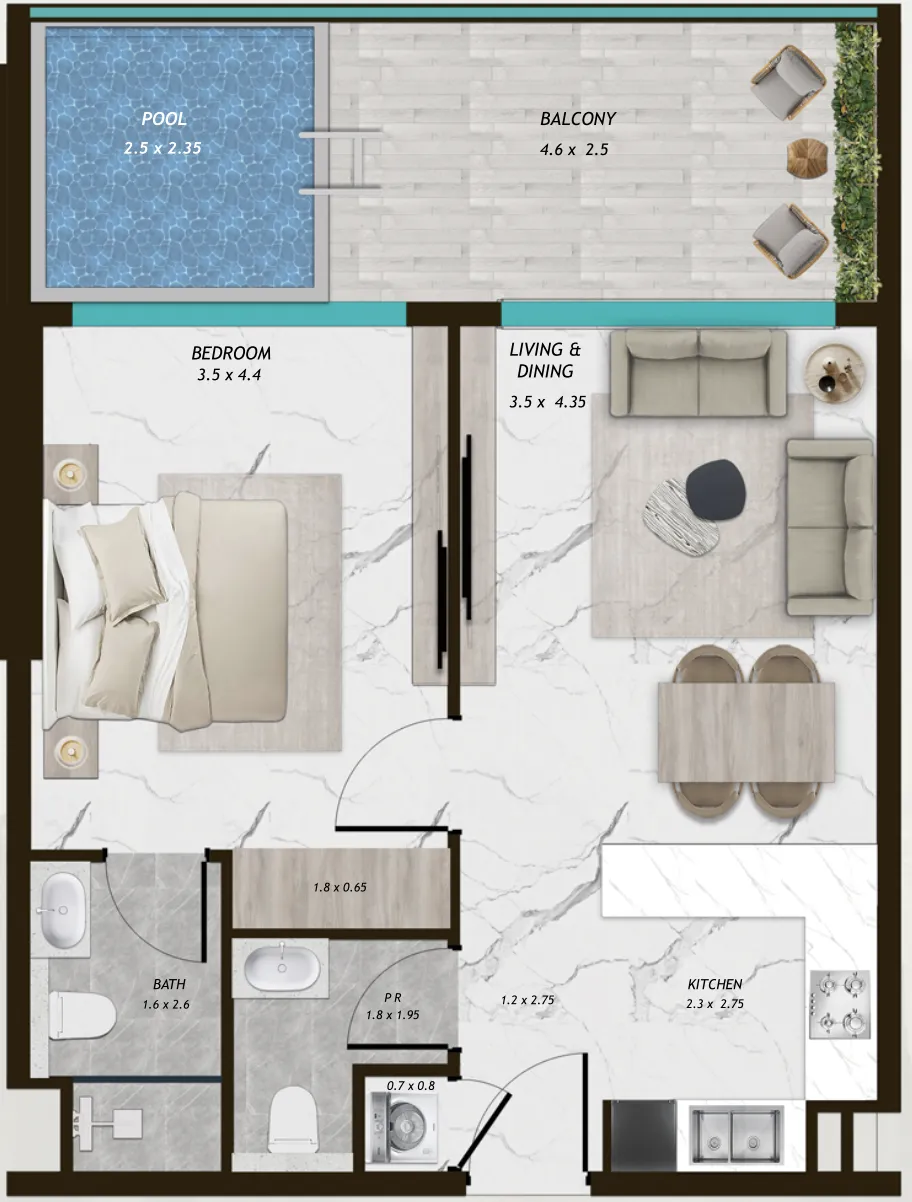 Samana Samana Parkville floor plan