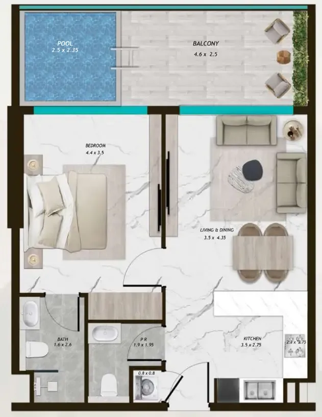Samana Samana Parkville floor plan
