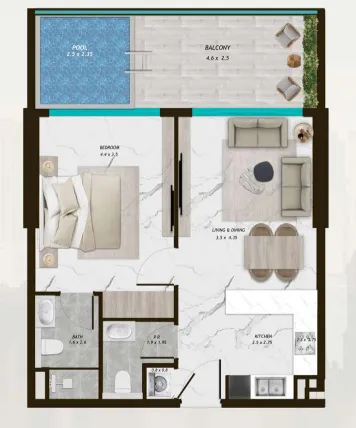 Samana Samana Parkville floor plan