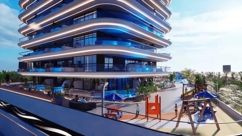 Exterior at Samana Portofino in Dubai Production City Dubai