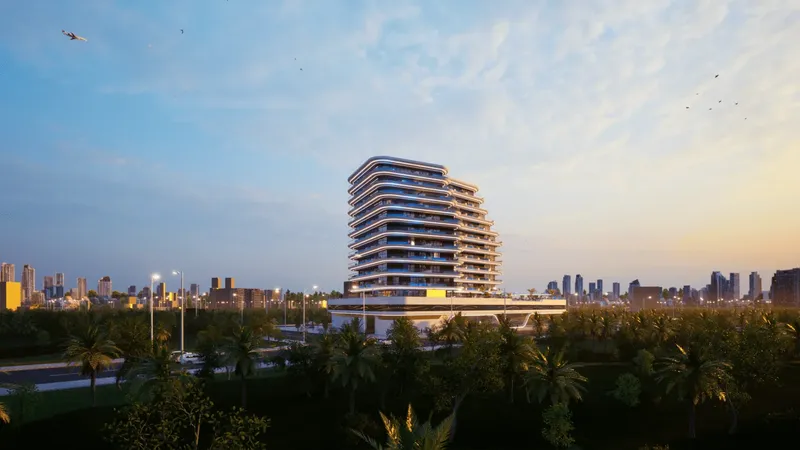 Exterior at Samana Portofino in Dubai Production City Dubai