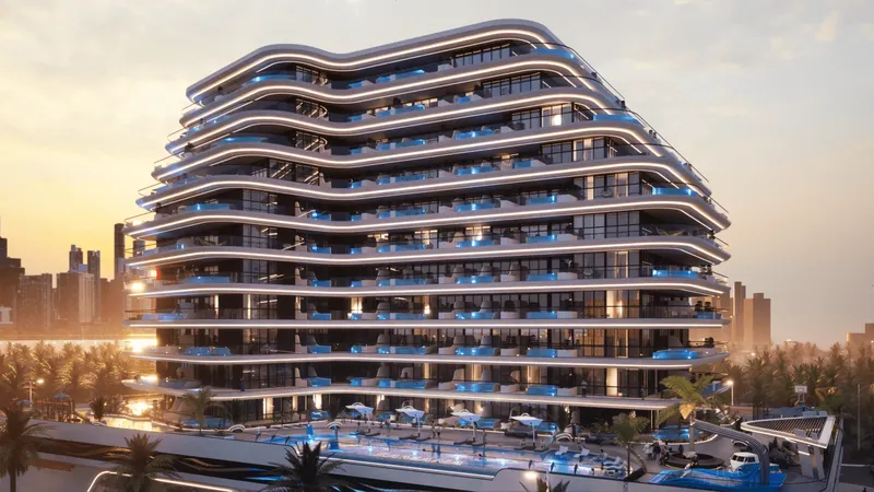 Exterior at Samana Portofino in Dubai Production City Dubai