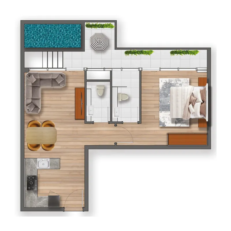 Samana Samana Santorini floor plan
