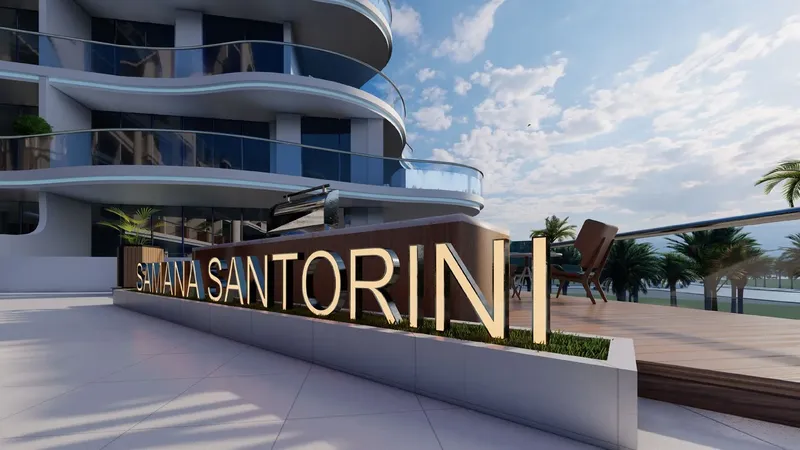 Exterior at Samana Santorini in Dubai Studio City Dubai